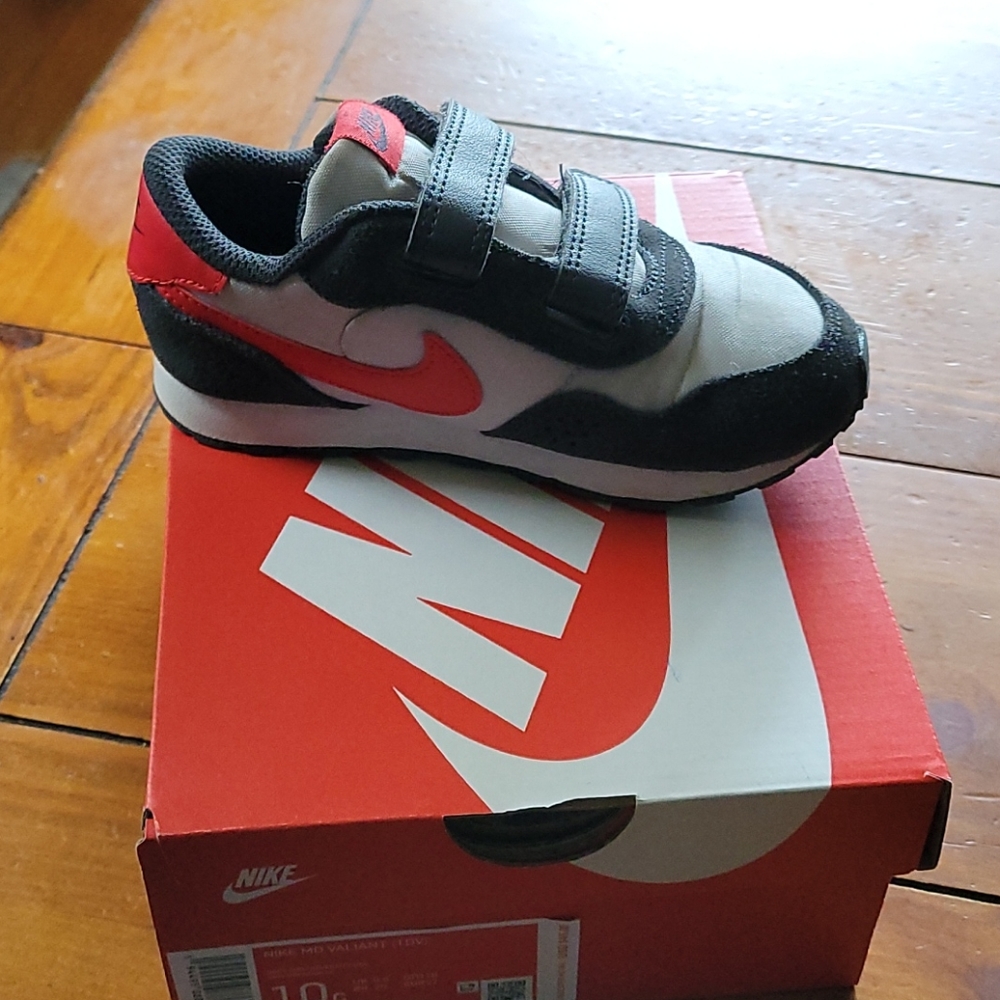 Nike Grey and Red Running Shoes size 10c